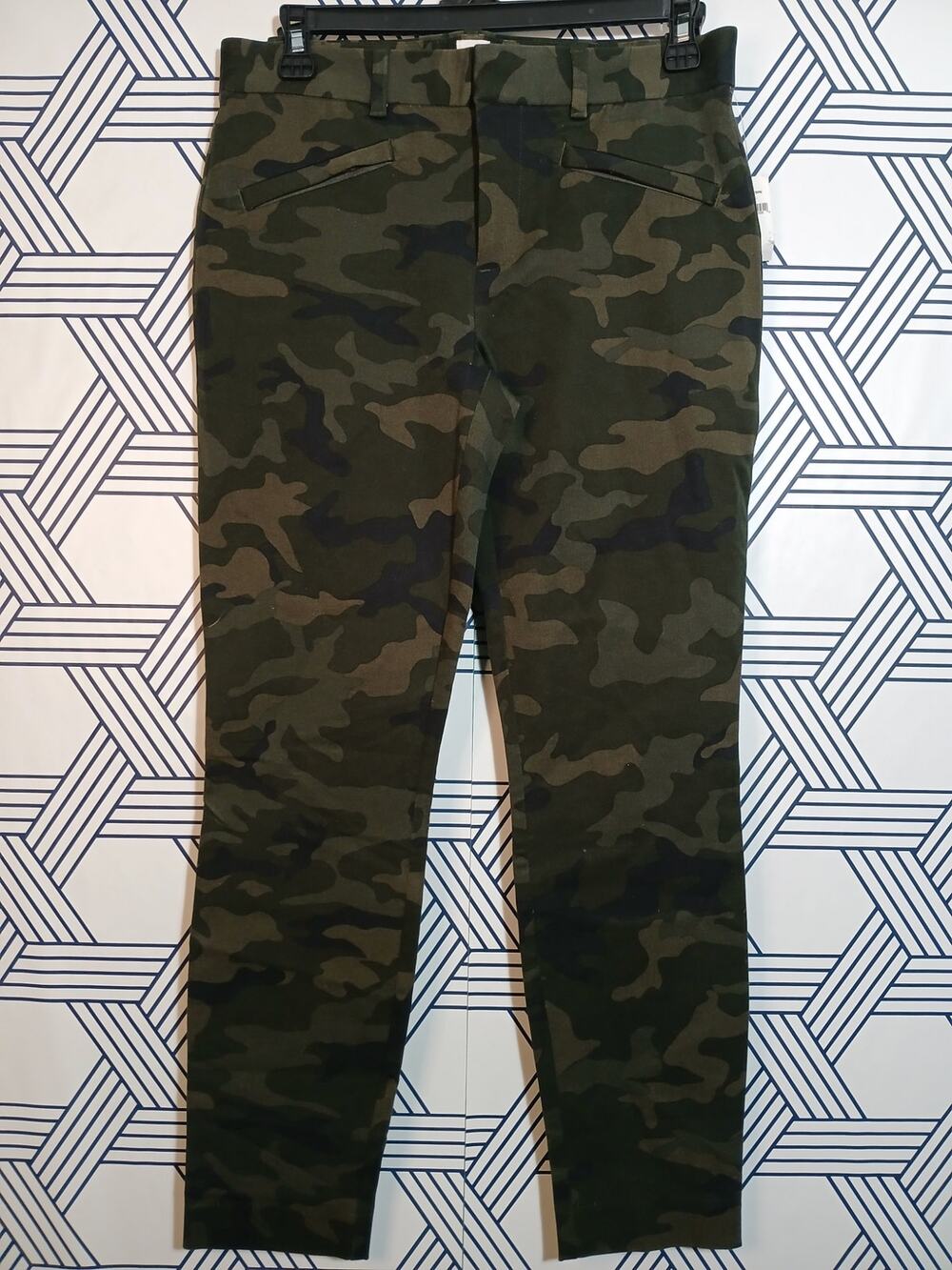 NWT Gap Camo Skinny Ankle Pants Streetwear Grunge Core Slim Fit Army Print